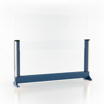 Windschutz mit weißem Hintergrund